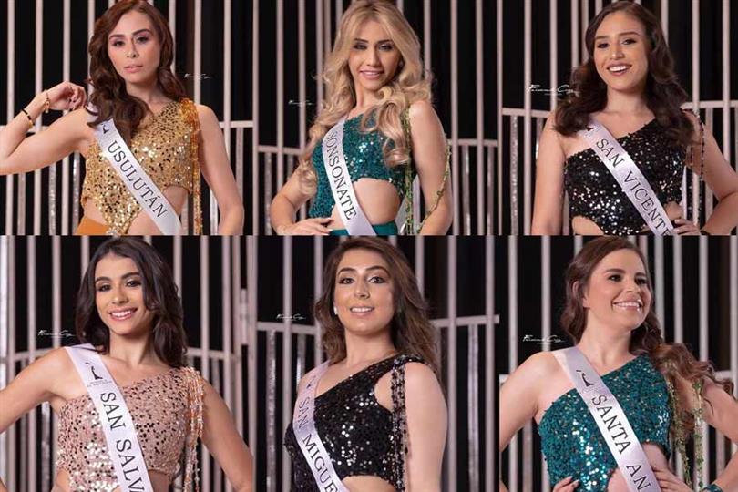 Jackelyn Gómez Miss San Miguel 2022 Andrea Aguilar Miss San Salvador 2022 Alma Reasoner Miss San Vicente 2022 Samantha Batres Miss Sonsonate 2022