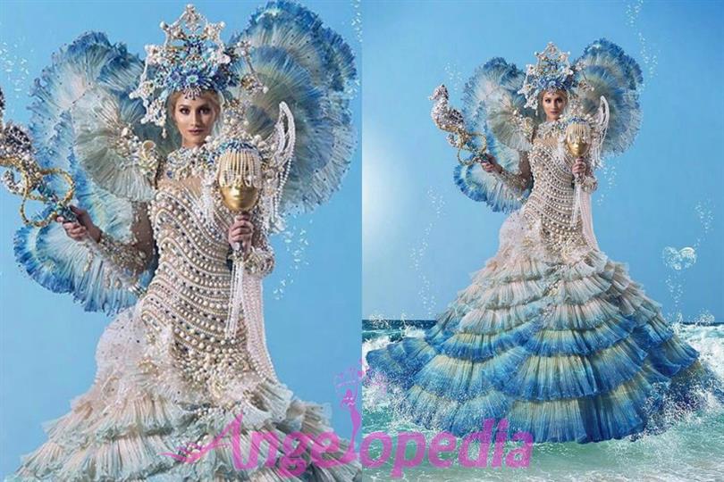 Mariam Habach unveils her National Costume for Miss Universe 2016