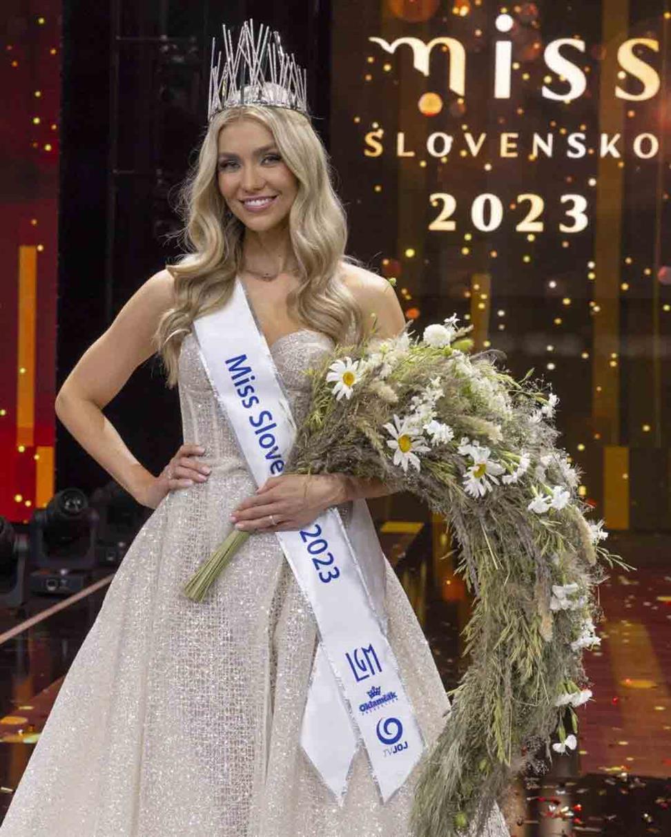 Daniela Vojtasová crowned Miss Slovensko 2023