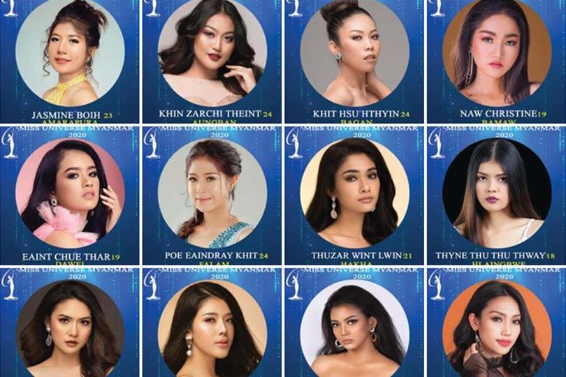 Miss Universe Myanmar 2020 Meet the Delegates