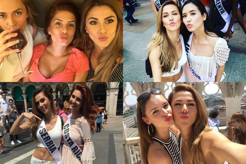 Miss Universe 2014 beauties reunite in Milan