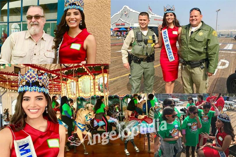 Stephanie Del Valle and Julia Morley joined a charity ‘Chance for Children’ at Santa Monica Pier