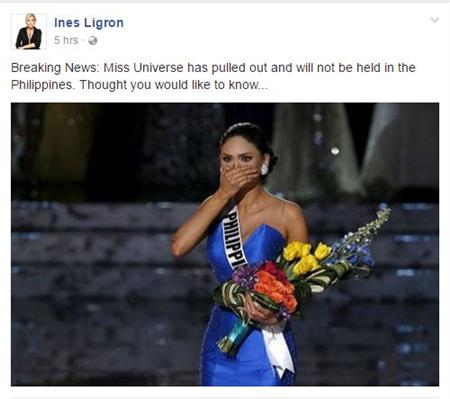 Miss Universe 2016 ongoing rumours