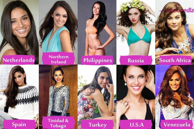 Miss World 2014 Top 30 Favourites