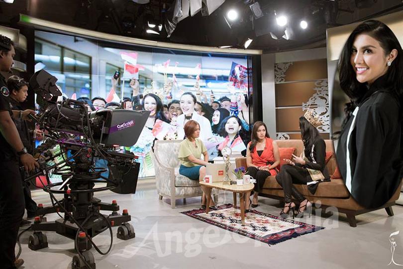 Ariska Putri of Miss Grand International 2016 at the CNN Interview!
