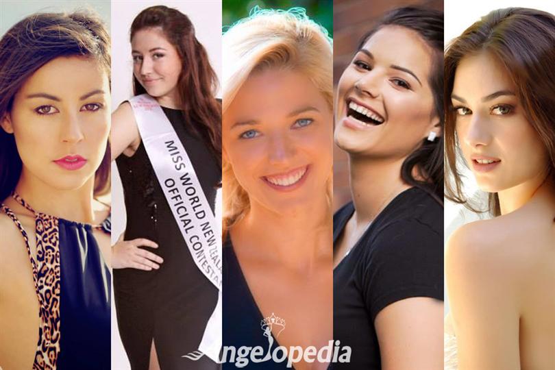 Miss World New Zealand 2015 contestants