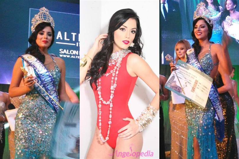 Maria Alejandra López crowned Miss Mundo Colombia 2015