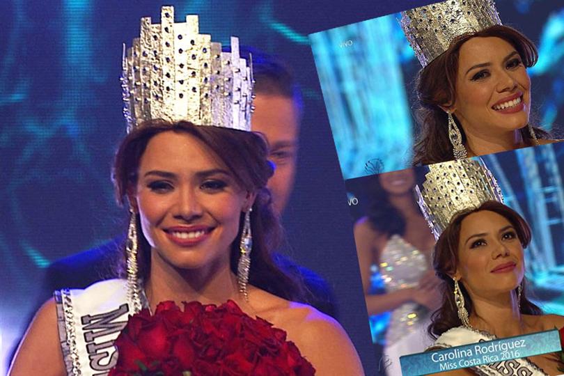 Carolina Rodríguez Castro crowned as Miss Costa Rica 2016