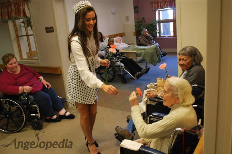 Miss New York USA 2016 visits Jersey City nursing home