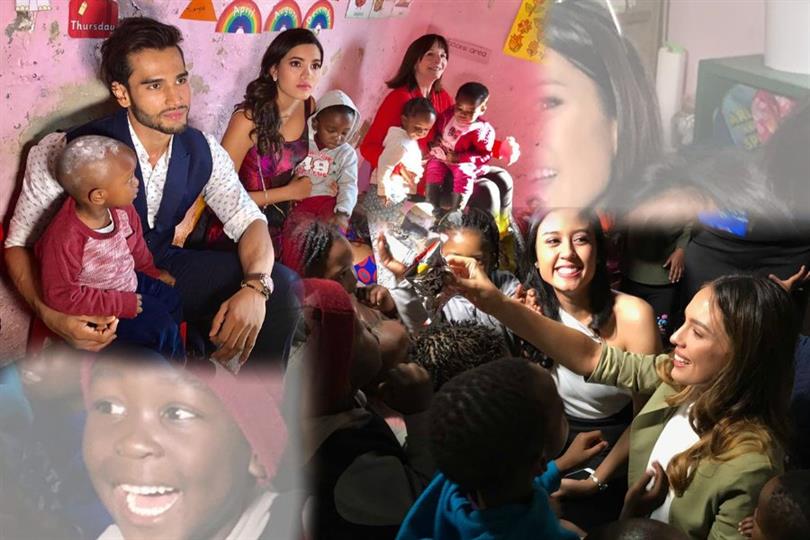 Miss World Team visits Mpumelelo Creche as part of Stop Hunger Now program