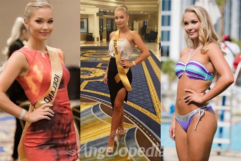 Arna Ýr Jónsdóttir walks out of Miss Grand International 2016