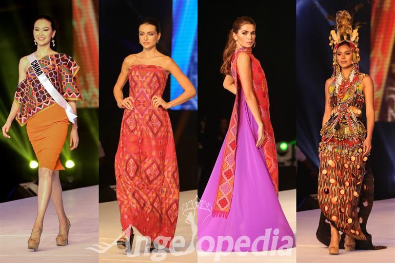 Miss Universe 2016 contestants participate at Mindanao Tapestry Show