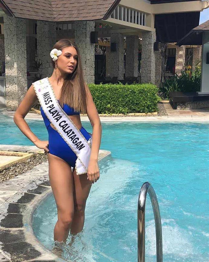 Gabriela Soley of Paraguay wins Miss Playa Calatagan at Beach Wear Competition