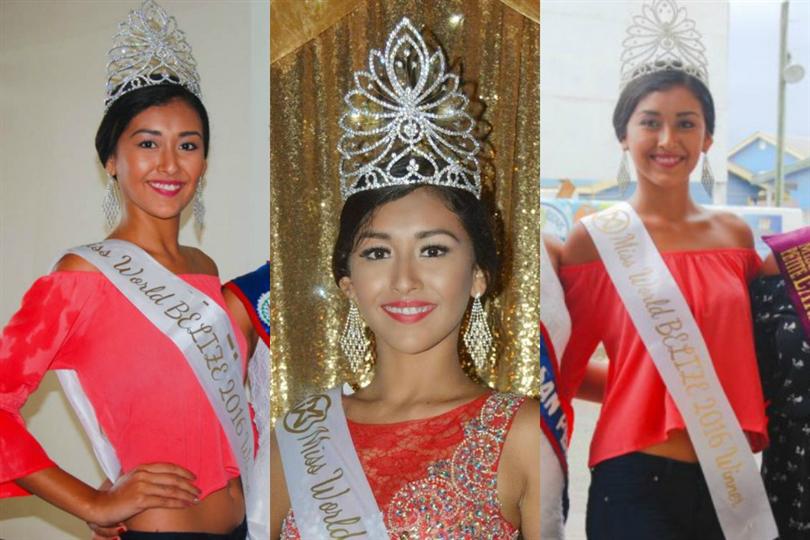 Iris Salguero crowned as Miss World Belize 2016