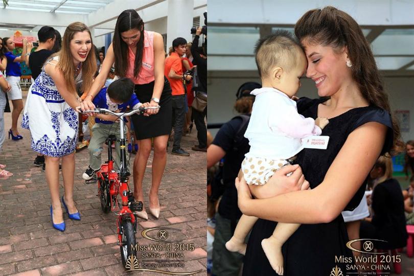Miss World 2015 Contestants visit Julia Morley’s Orphanage