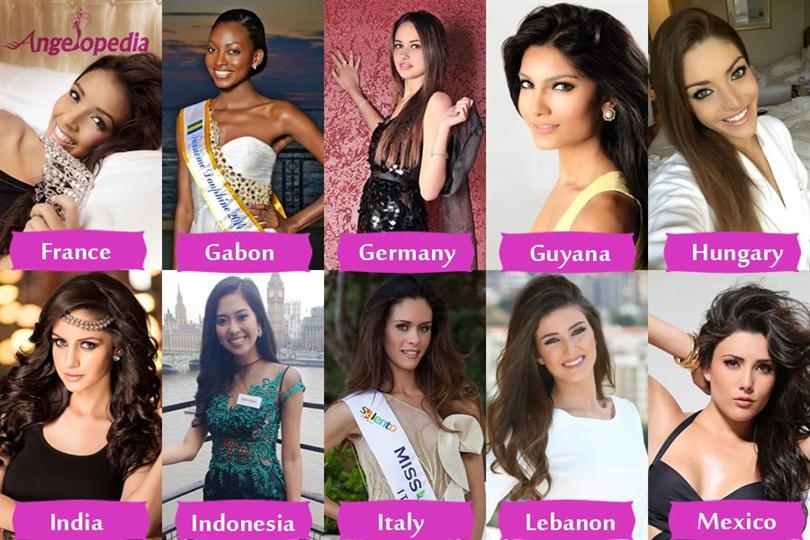 Miss World 2014 Top 30 Favorites