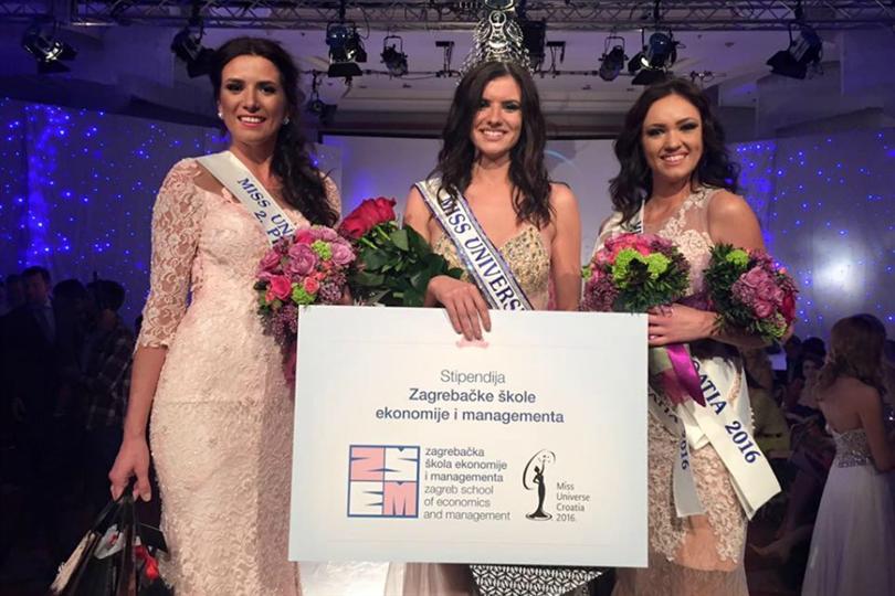 Barbara Filipovic crowned as Miss Universe Croatia 2016