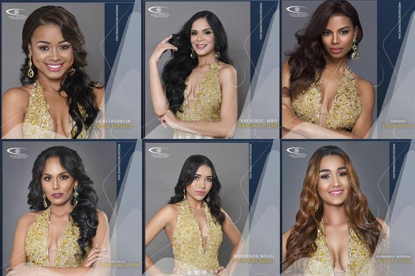 Miss Mundo Dominicana 2018 Meet the Contestants