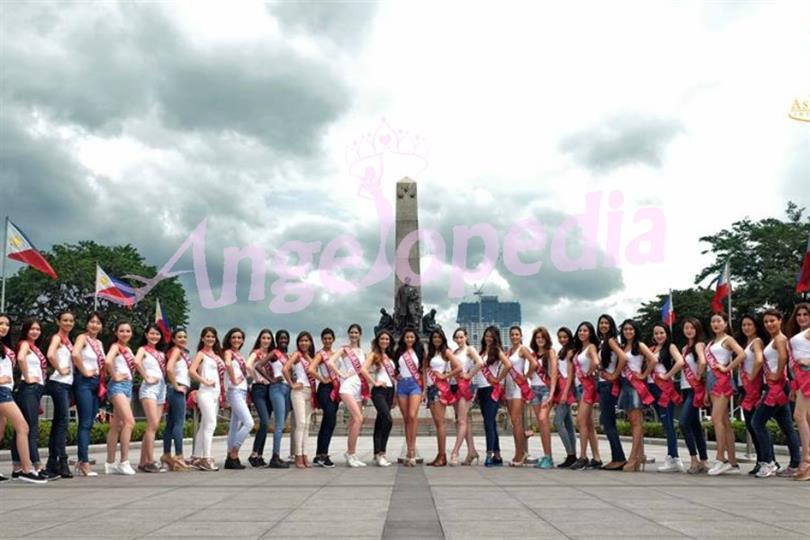 Contestants of Miss Asia Pacific International 2016 Visit Luneta Park