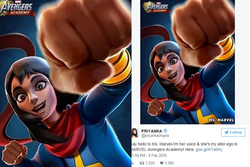 Priyanka Chopra Miss World 2000 lends her voice to Marvel character