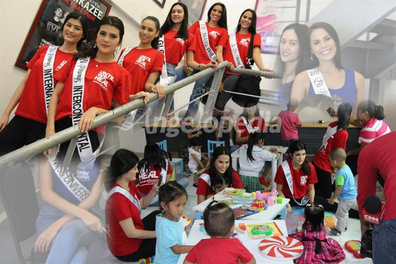 Binibining Pilipinas 2017 winners visit Sta. Ana Hospital New Panaderos