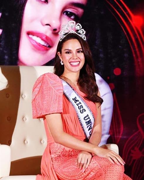 Catriona Gray begins her first day of Homecoming with pride in Philippines