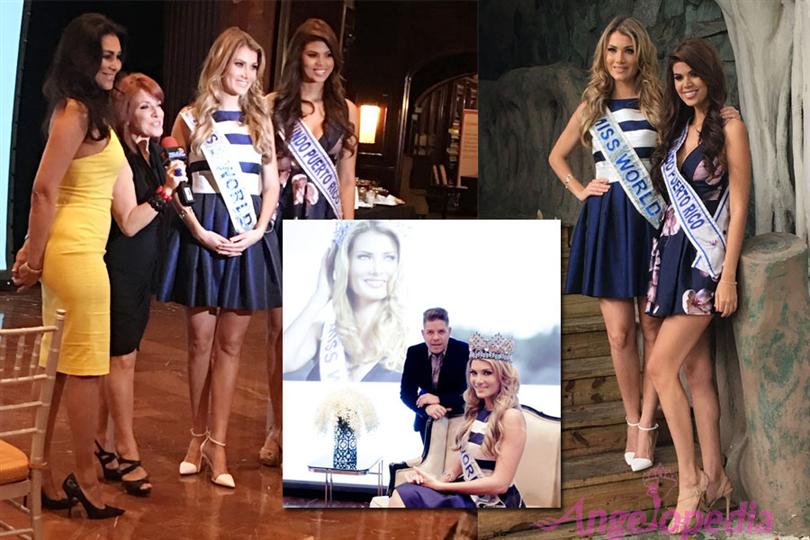 Mireia Lalaguna & Keysi Marie Vargas attend Mundo de Puerto Rico 2016 press conference