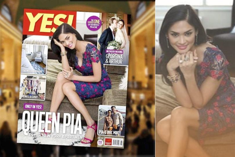 Pia Wurtzbach graces the cover of Yes! Magazines June 2016 edition