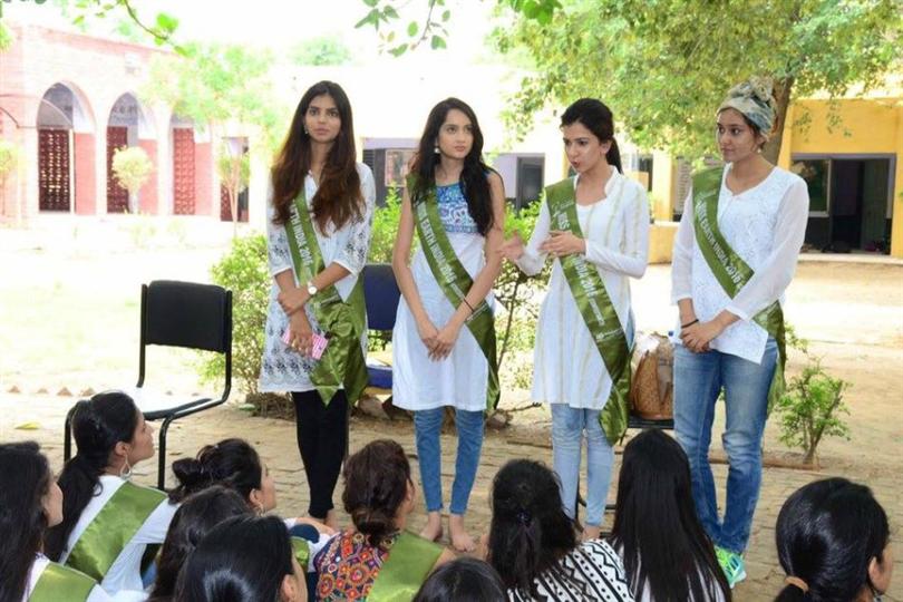 Miss Earth India 2016 finalists visit Navjyoti India Foundation