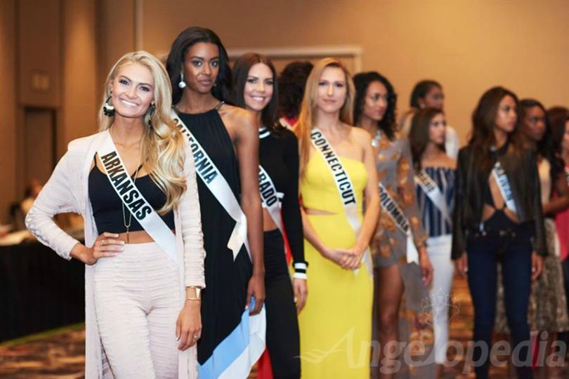 Miss USA 2017 contestants busy Rehearsing for the Finals