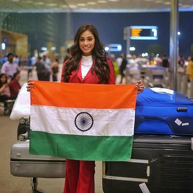 Anukreethy Vas departs for Sanya to begin her journey in Miss World 2018