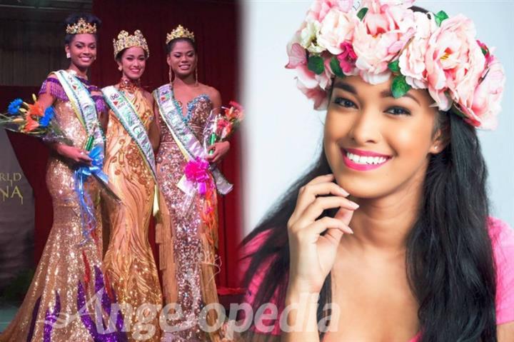 Vena Mookram crowned as Miss World Guyana 2017