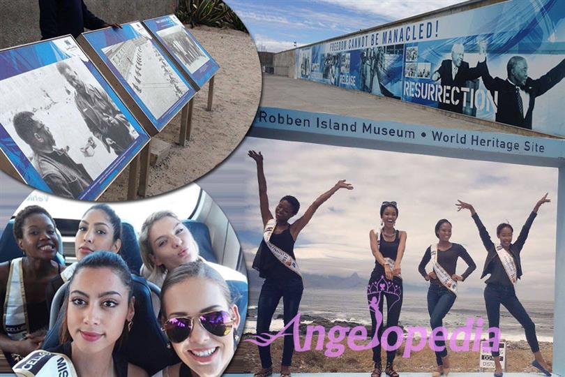 The contestants of Miss South Africa 2017 visit the Robben Island
