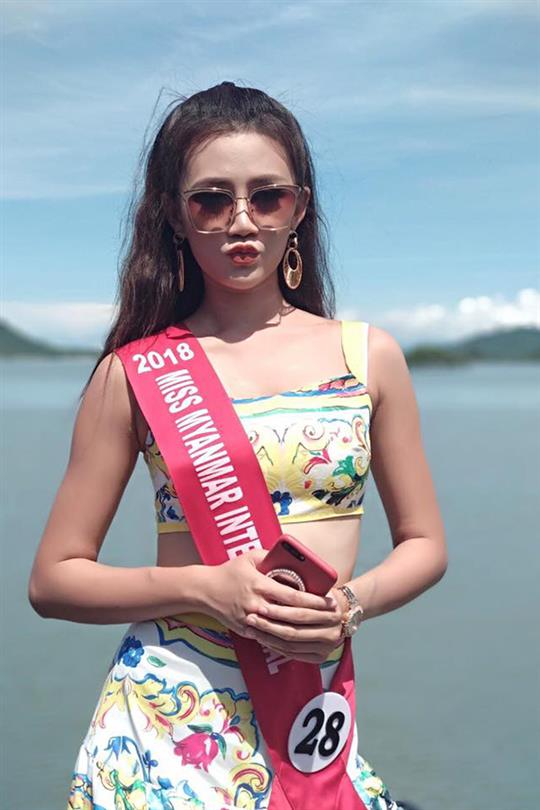 May Yu Khatar Miss Myanmar International 2018