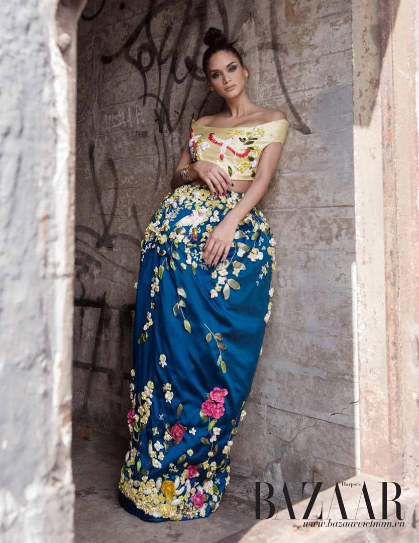 Pia Wurtzbach in a Fairytale Photoshoot for Harper’s Bazaar Vietnam