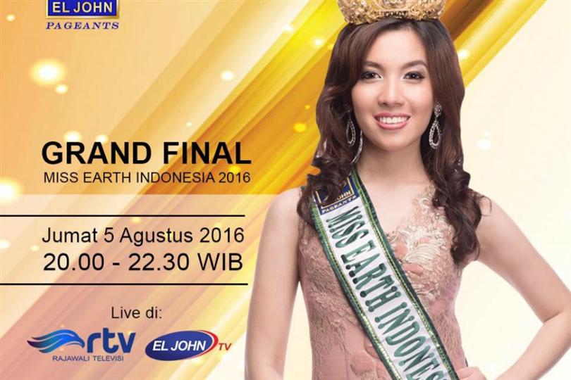 Miss Earth Indonesia 2016 Live Telecast, Date, Time and Venue