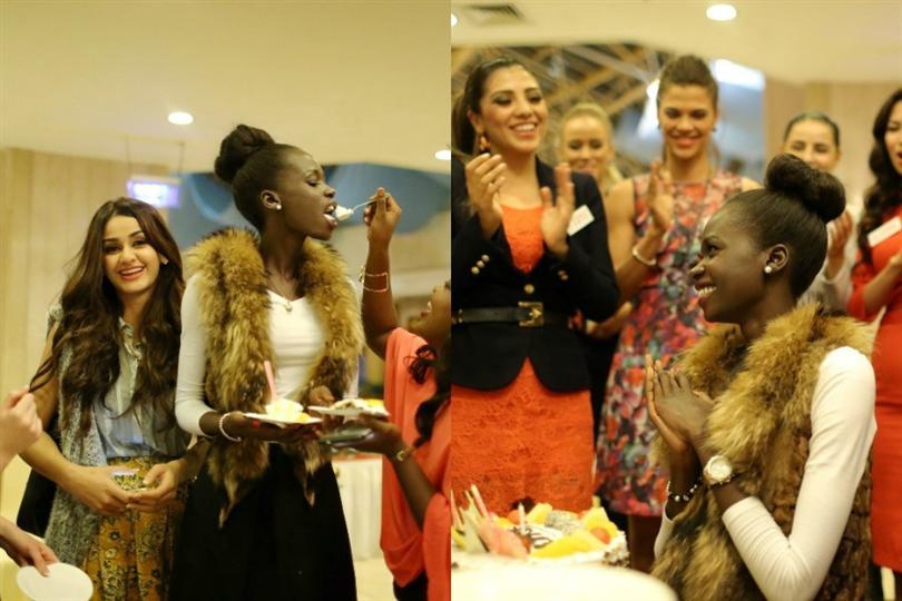 Miss Cyprus and Miss South Sudan Celebrated their Birthdays at Miss World