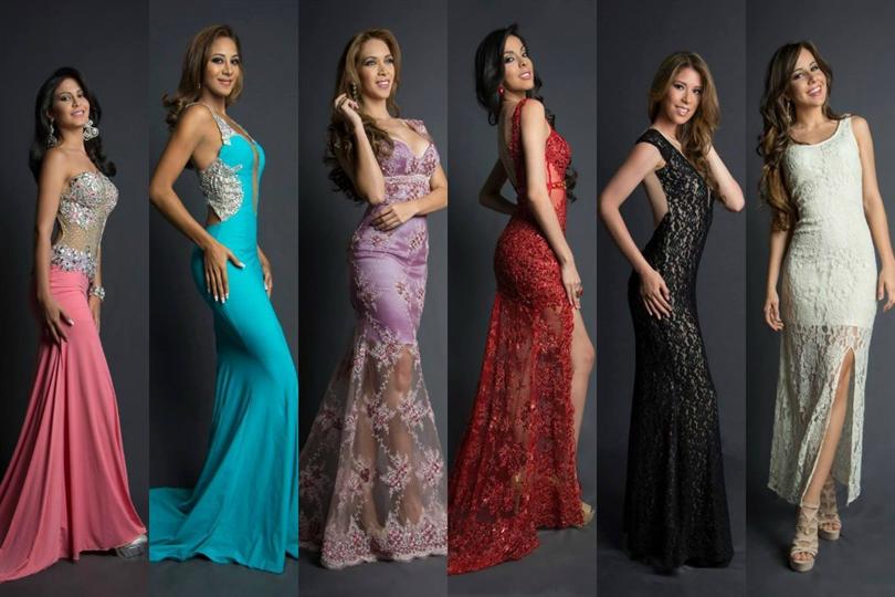 Miss Ecuador 2016 contestants Evening Gown Photoshoot