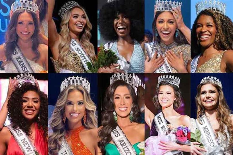 Bianca Wright Miss New Mexico USA 2023 Samantha Elliott Miss Illinois USA 2023 Candace Kanavel Miss Arizona USA 2023 Mary Malloy Miss Rhode Island USA 2023