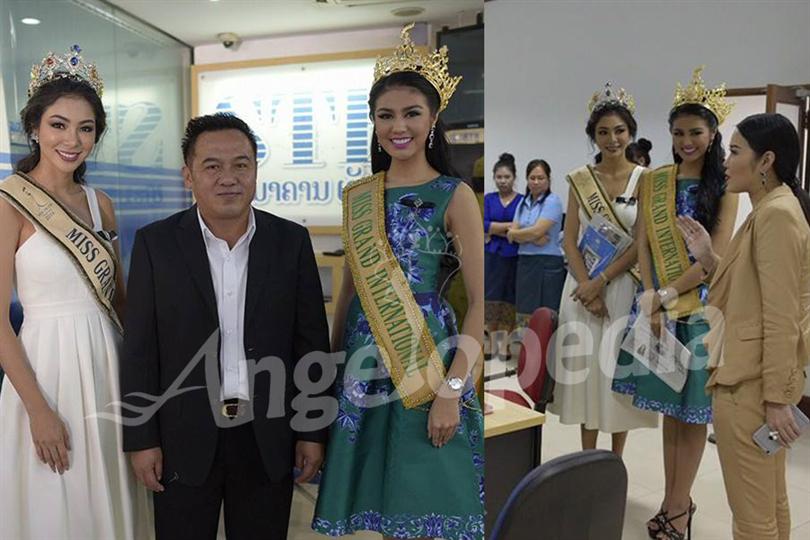 Ariska Putri and Supaporn Malisorn having a gala time in Laos