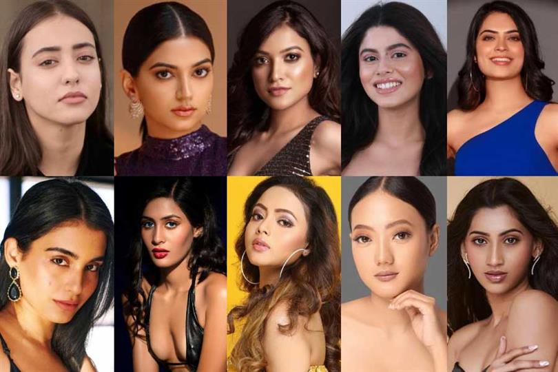 Urmila Chauhan Miss India Telangana 2023 Victoria Fernandes Miss India Goa 2023 Simran Saini Miss India Gujarat 2023 Apurva Chavan Miss India Maharashtra 2023