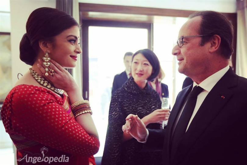 Former Miss World Aishwarya Rai Met French President François Hollande