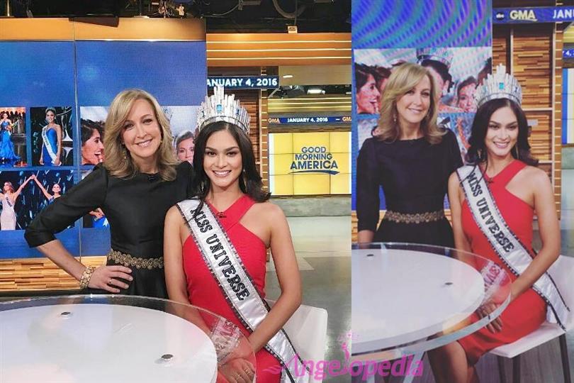 Miss Universe 2015 Pia Alonzo Wurtzbach Officially starts her reign