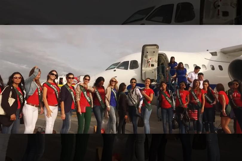 Miss Earth 2016 contestants visit the Aklan Province in Philippines