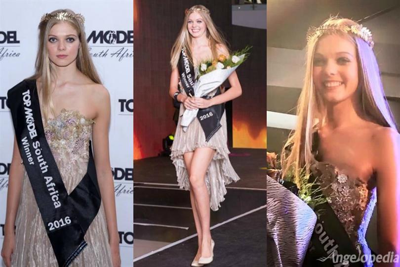 Anri Pretorius Crowned Top Model South Africa 2016