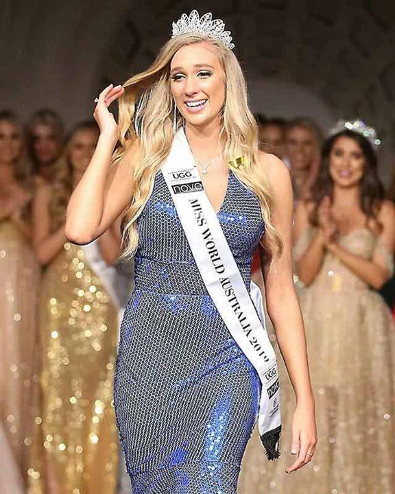 Sarah Marschke crowned Miss World Australia 2019