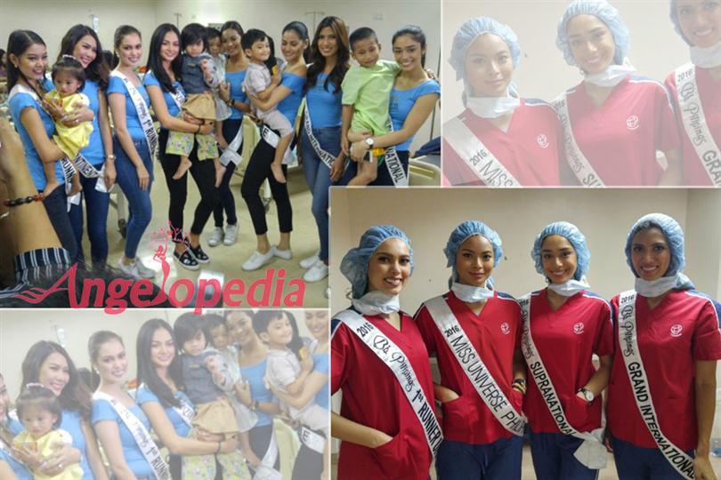 Binibining Pilipinas 2016 Winners visit Sta. Ana Hospital for Operation Smile