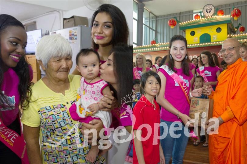 Miss Tourism International 2016 Contestants visit Ti-Ratana society