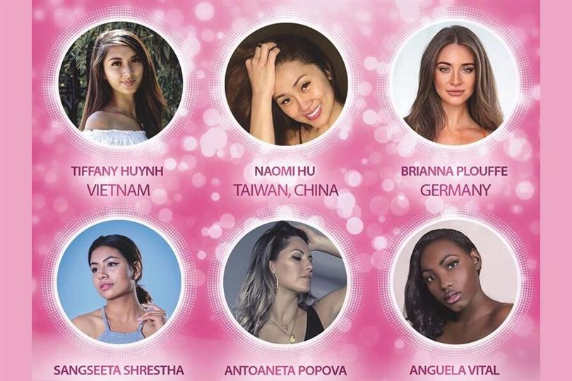 Miss Globe Scotland 2020 Skylynn Kimble Miss Globe Venezuela 2020 Beittsi Escandon Miss Globe Australia 2020 Sylvia Truong Miss Globe Kazakhstan 2020 Gulzhainar Ordan Miss Globe Ukraine 2020 Marina Viazankova Miss Globe Namibia 2020 Mirjam Sheehama