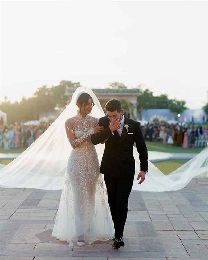 Priyanka Chopra’s Ralph Lauren wedding gown has sentimental messages sewn into it